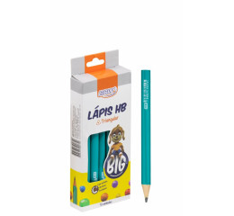 LAPIS PRETO TRIANGULAR BIG C/12 LP1208